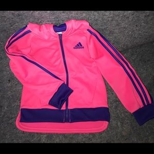 Adidas Hooded Jacket Sz 6x